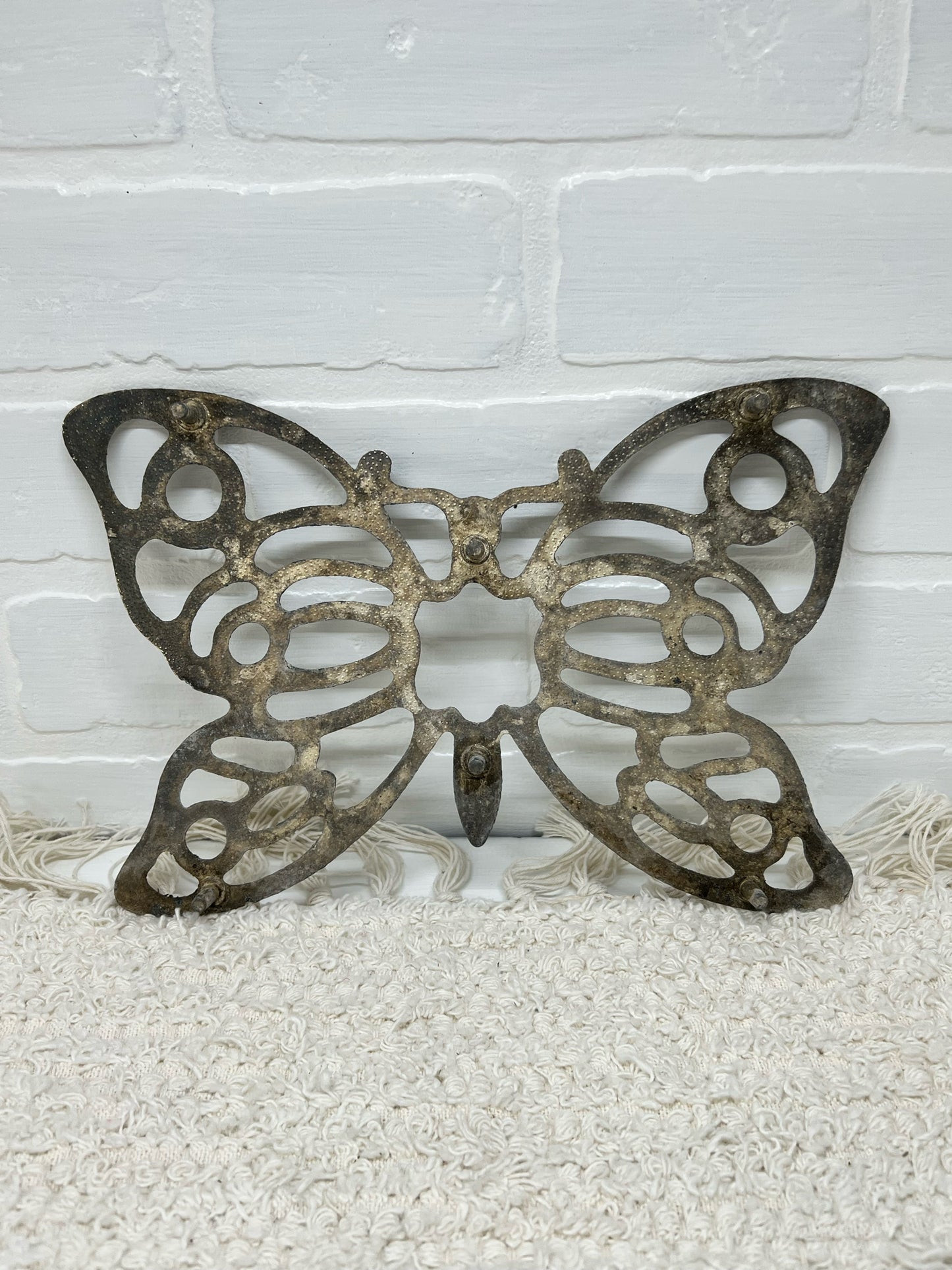 Leonard vintage butterfly trivet
