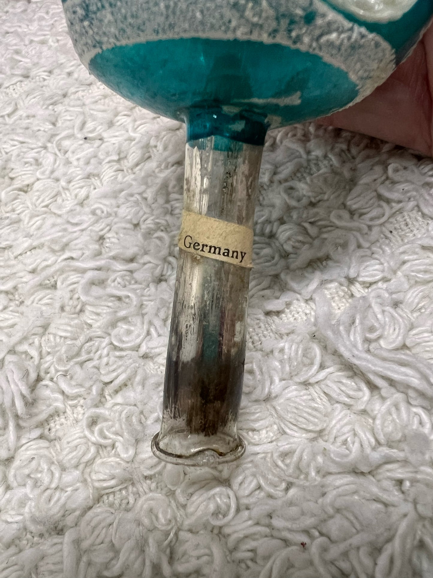Vintage 1950's Shiny Brite Christmas Tree Topper - hand blown
