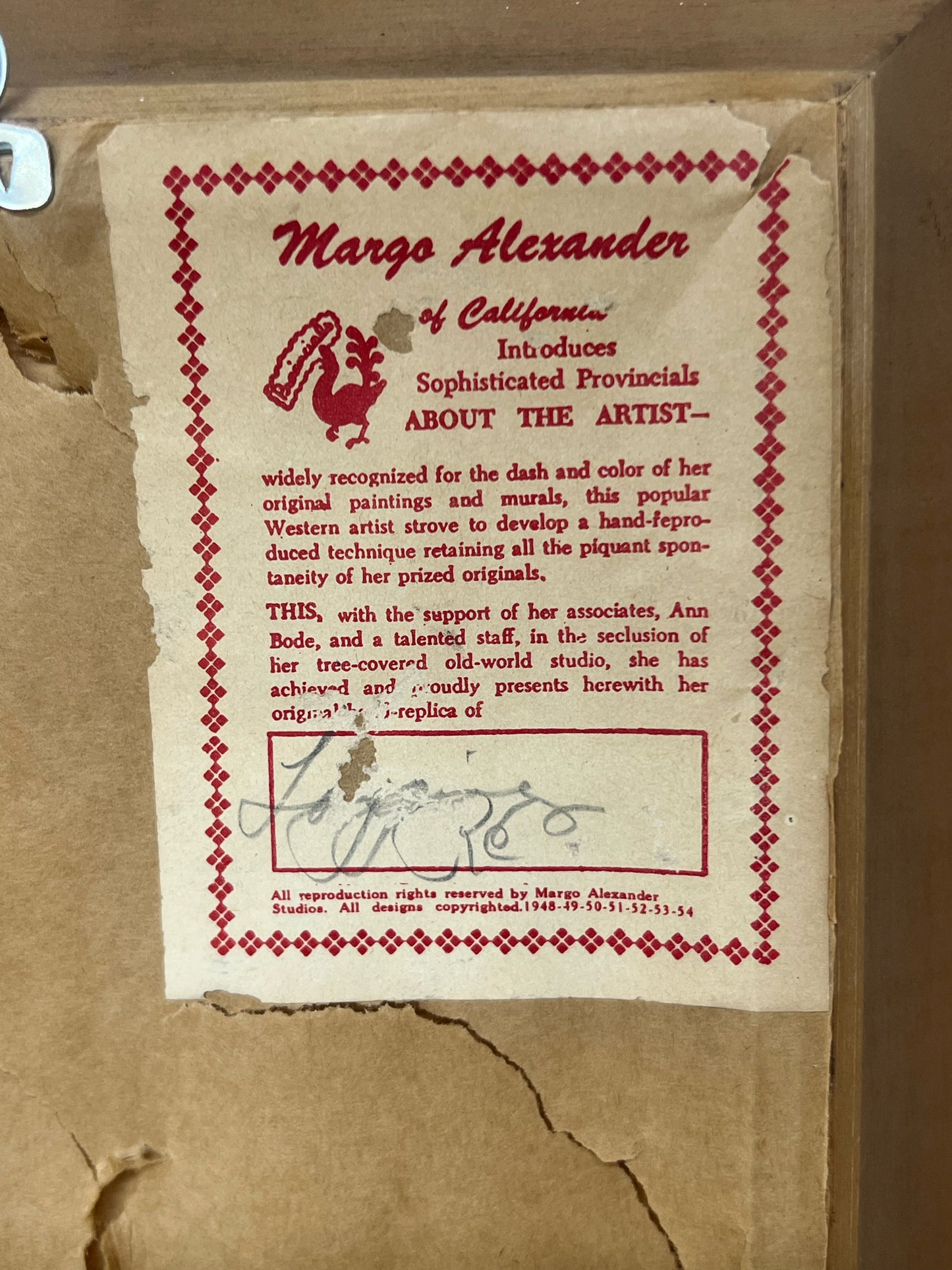 Margo Alexander Framed Art