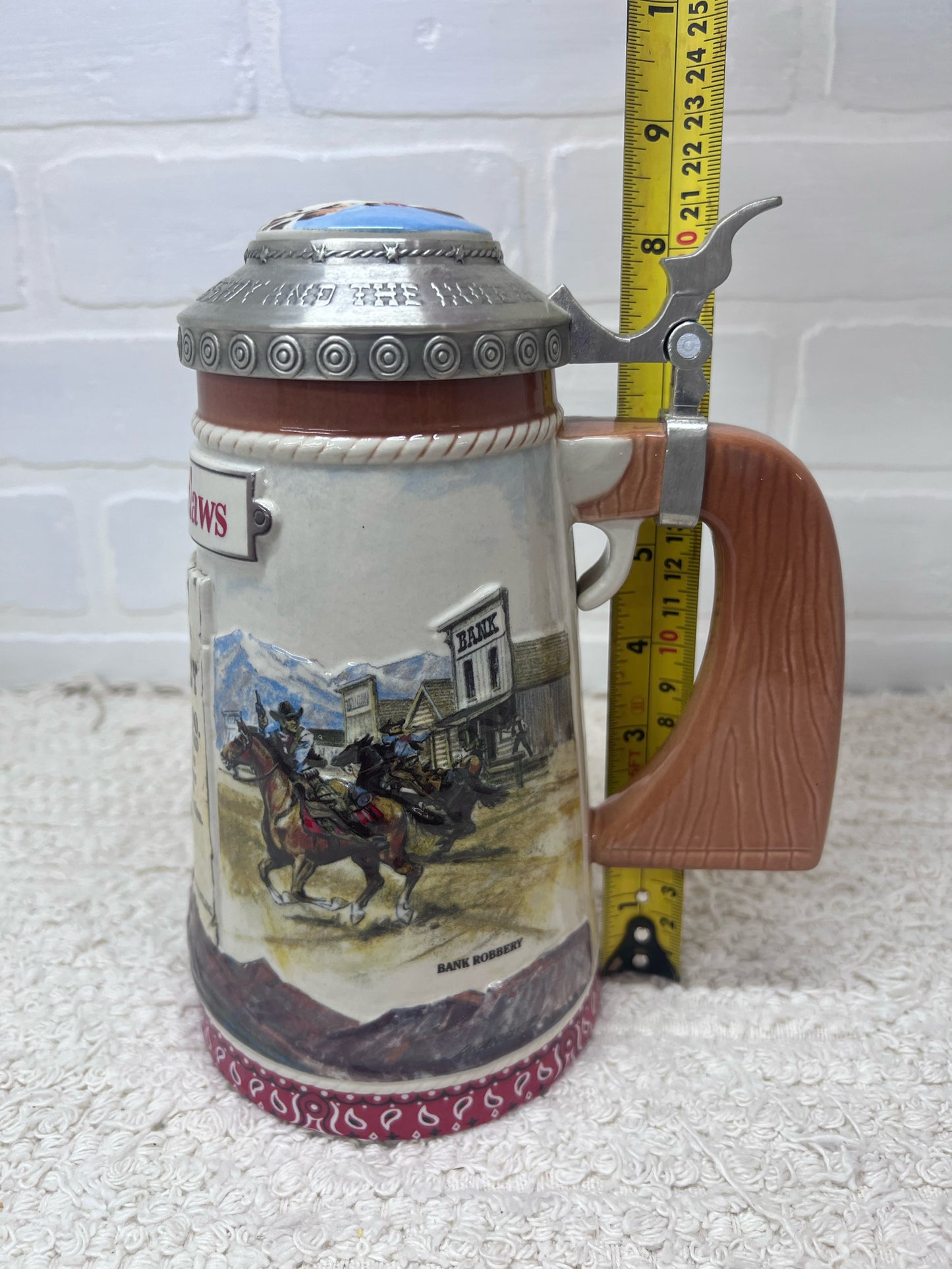 Anheuser-Busch Butch Cassidy Outlaws Collectable Beer Stein