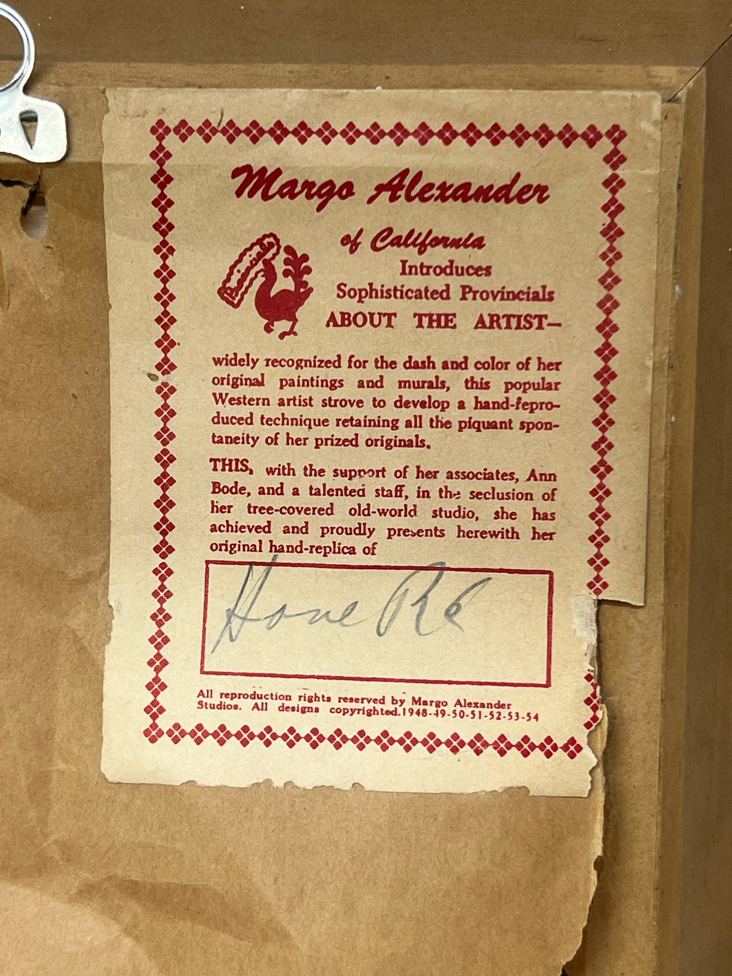 Margo Alexander Framed Art