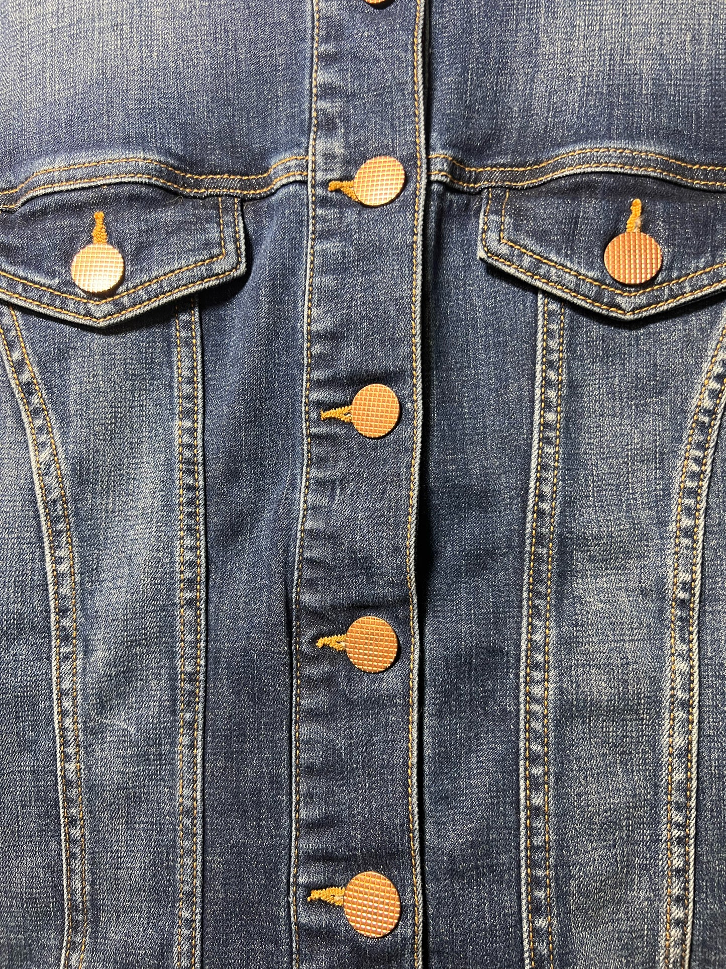 Size XL CAbi Denim Jacket w/ Tieback