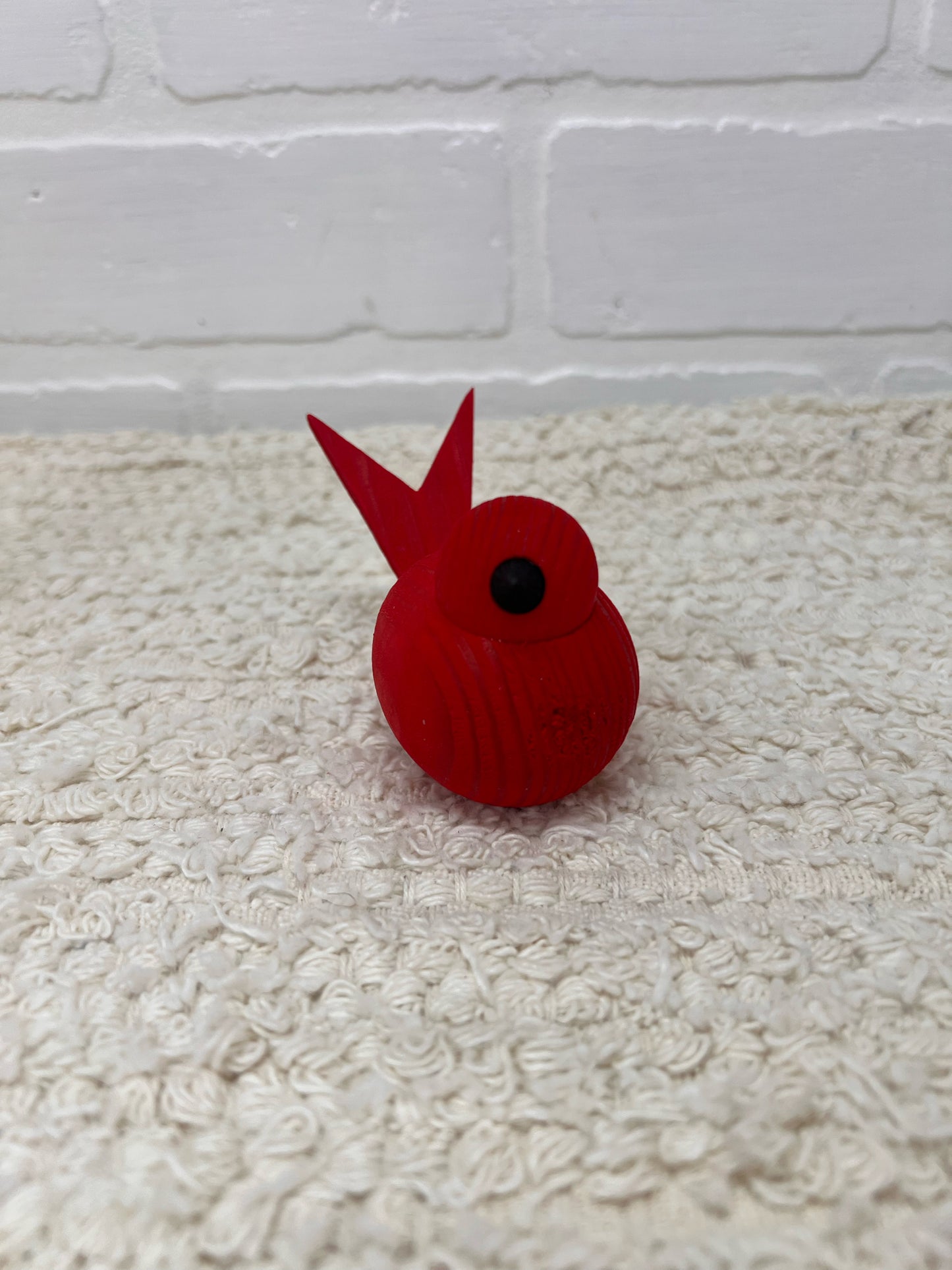Swedish Wooden Bird - Red or Natural