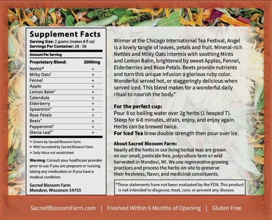 Sacred Blossom Farm Loose Leaf Herbal Tea - Assorted Varieties - 2 oz bags