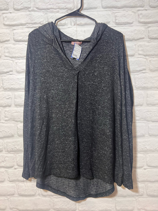 Black Lightweight Pullover Hoodie