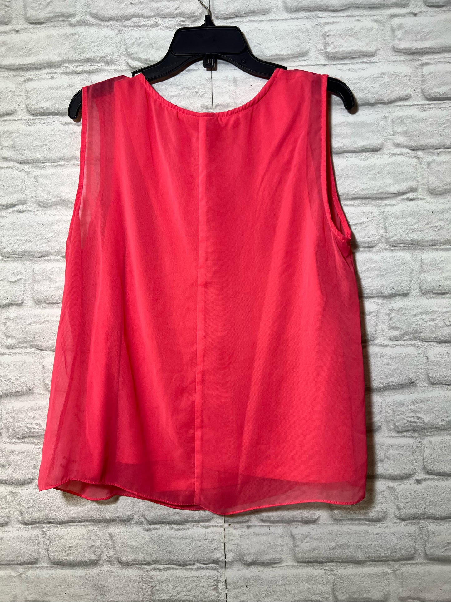 Size 16 Dress Barn pink beaded top