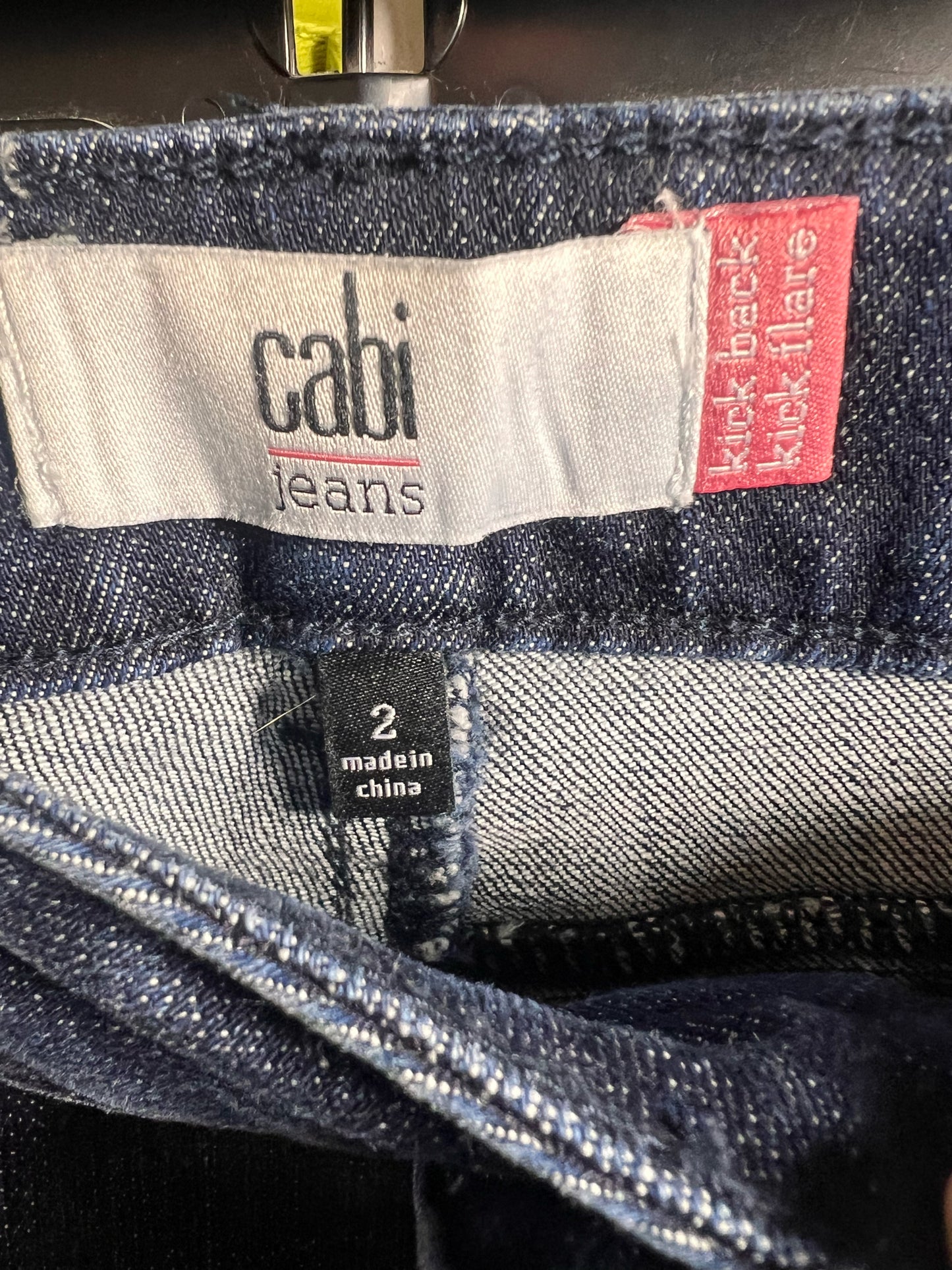 CAbi Size 2 Kick Back Kick Flare Jeans