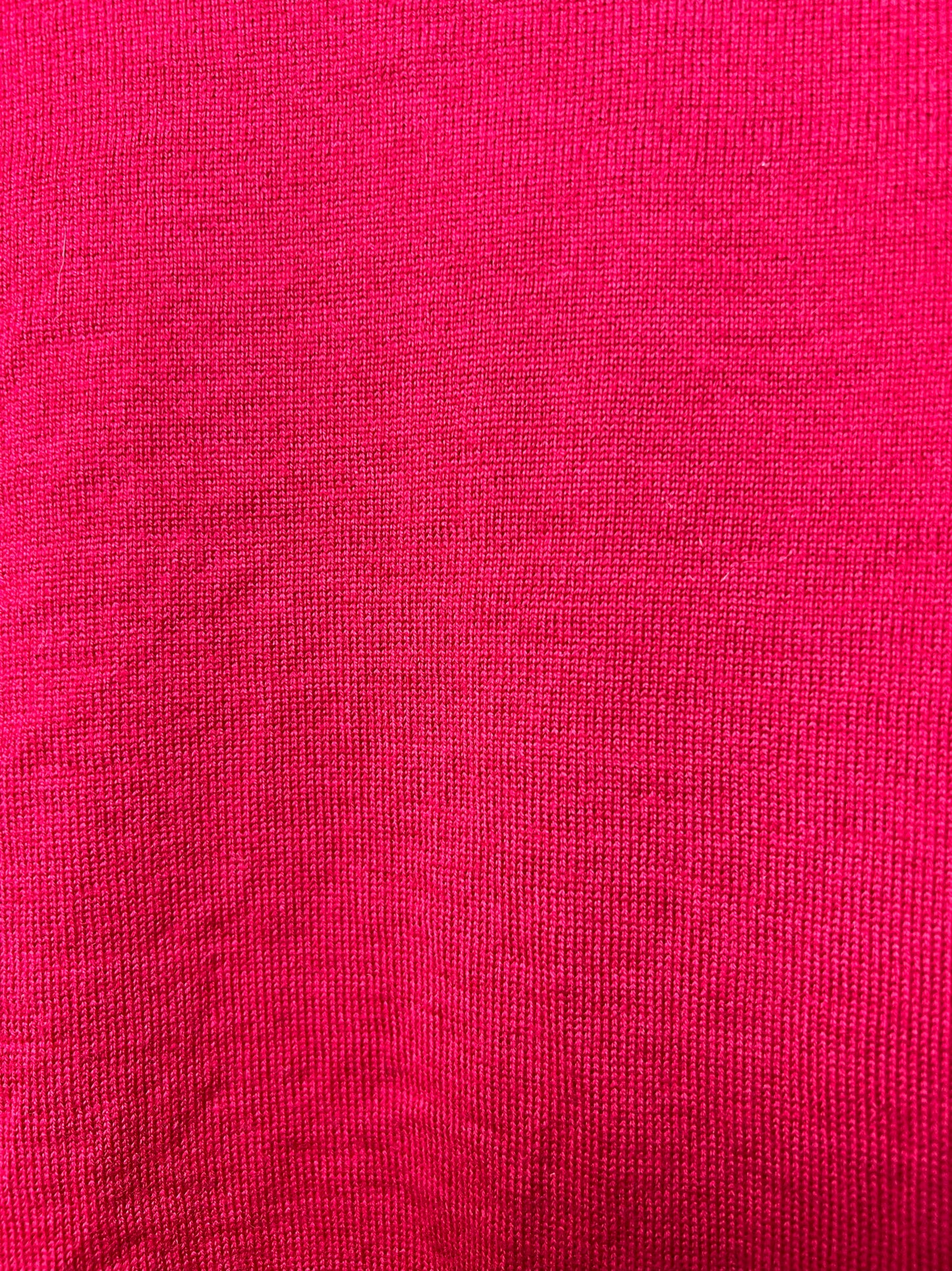 Size XL Pendleton Bright Pink/Fuchia 100% Merino Wool Cardigan