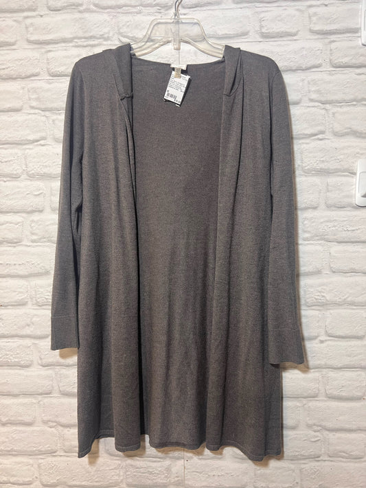 Size M Cupio Hooded Gray Cardigan