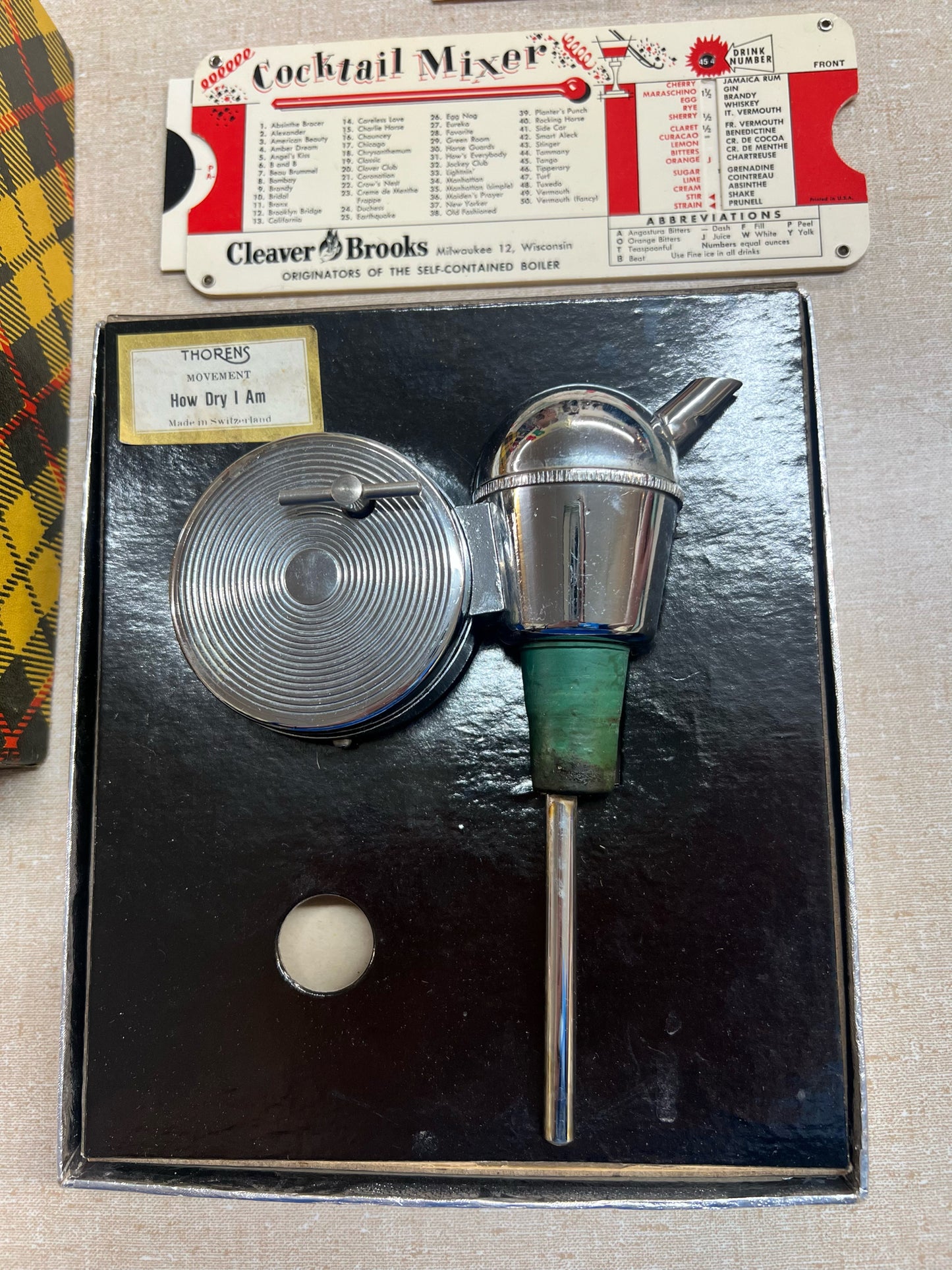 Mr Bartender midcentury musical pour spout