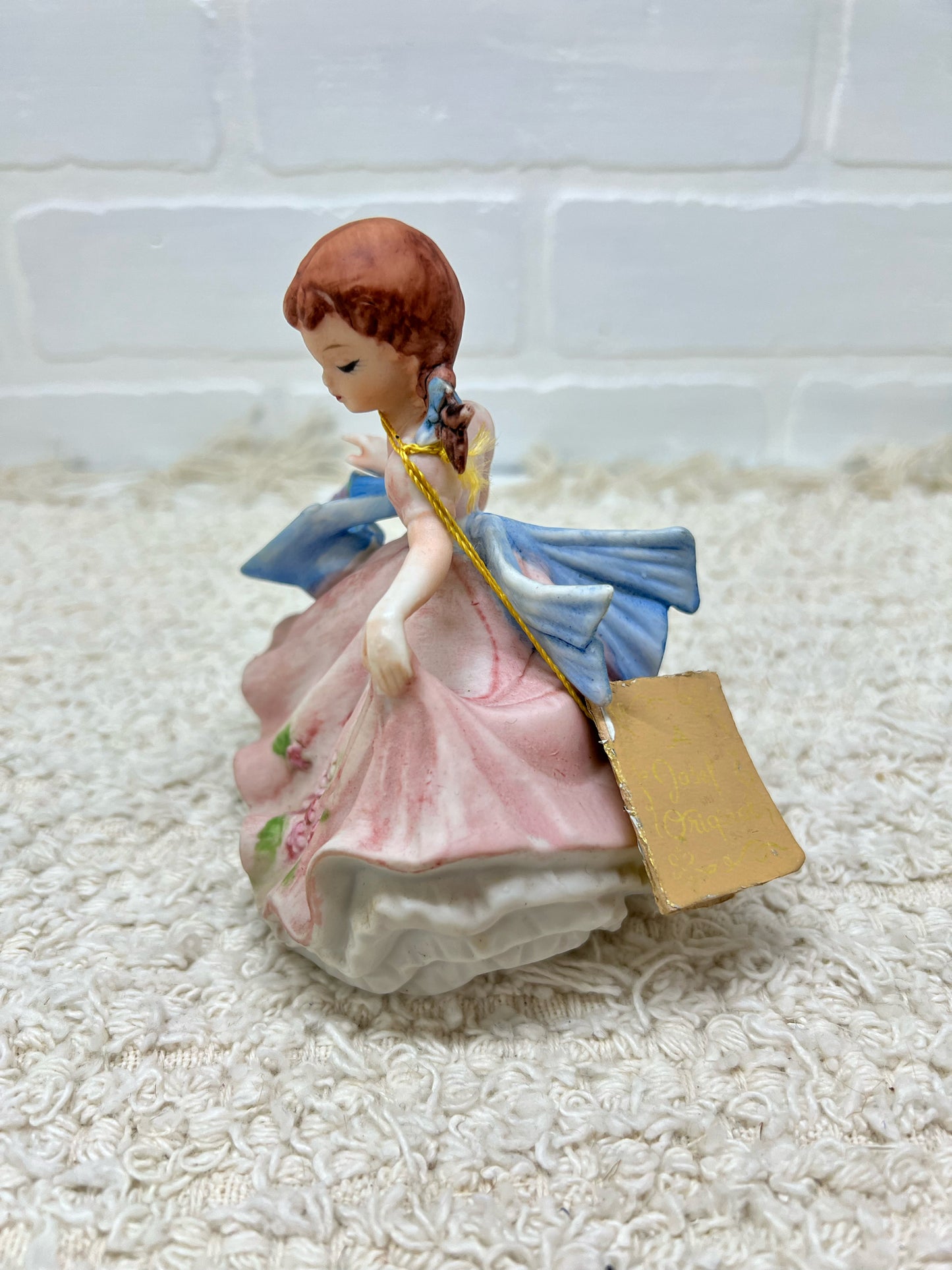 Josef Originals Becky barn dance Tom Sawyer 1970's figurine