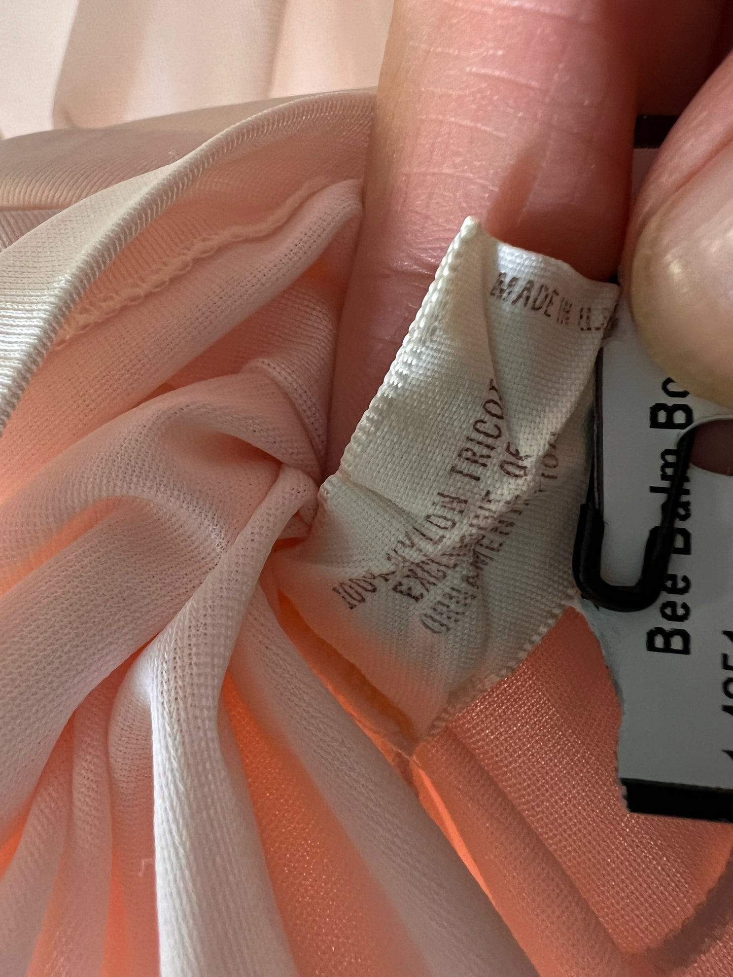 Pink Nylon Slip - Vintage Boudoir