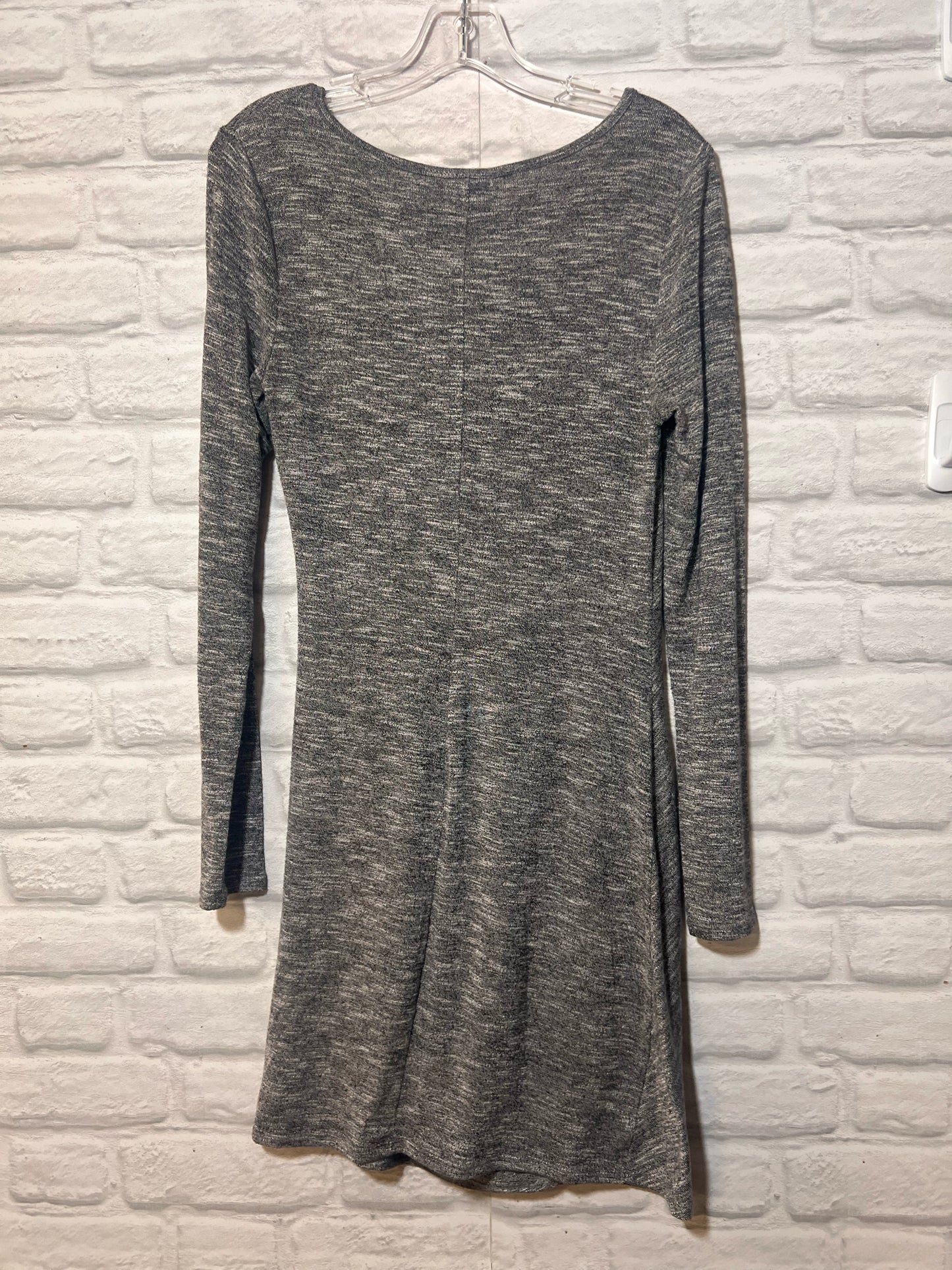 Size M Love Fire Heather Gray Tunic Length Dress