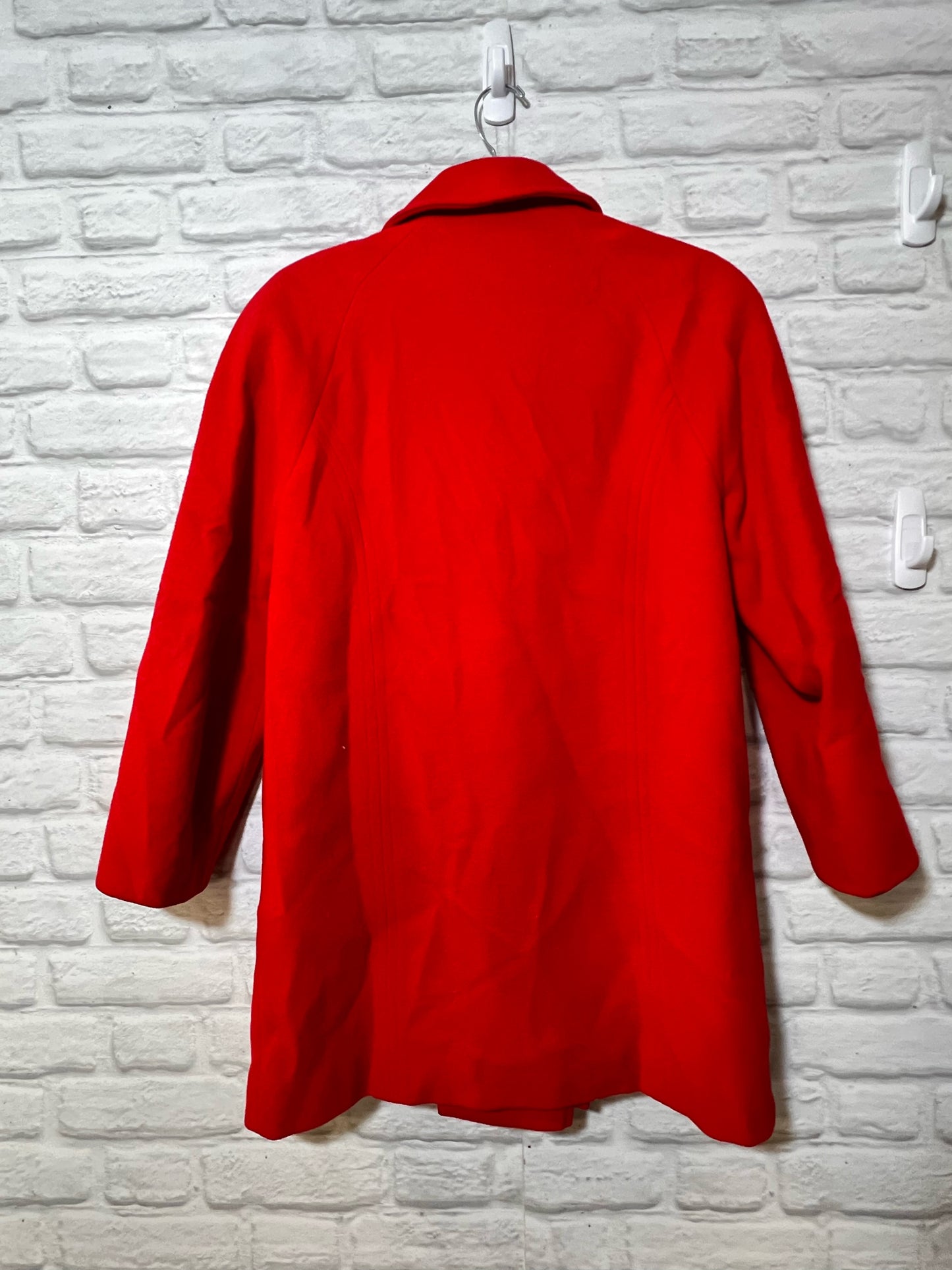 Vintage Penguin Red Wool Coat Size 6