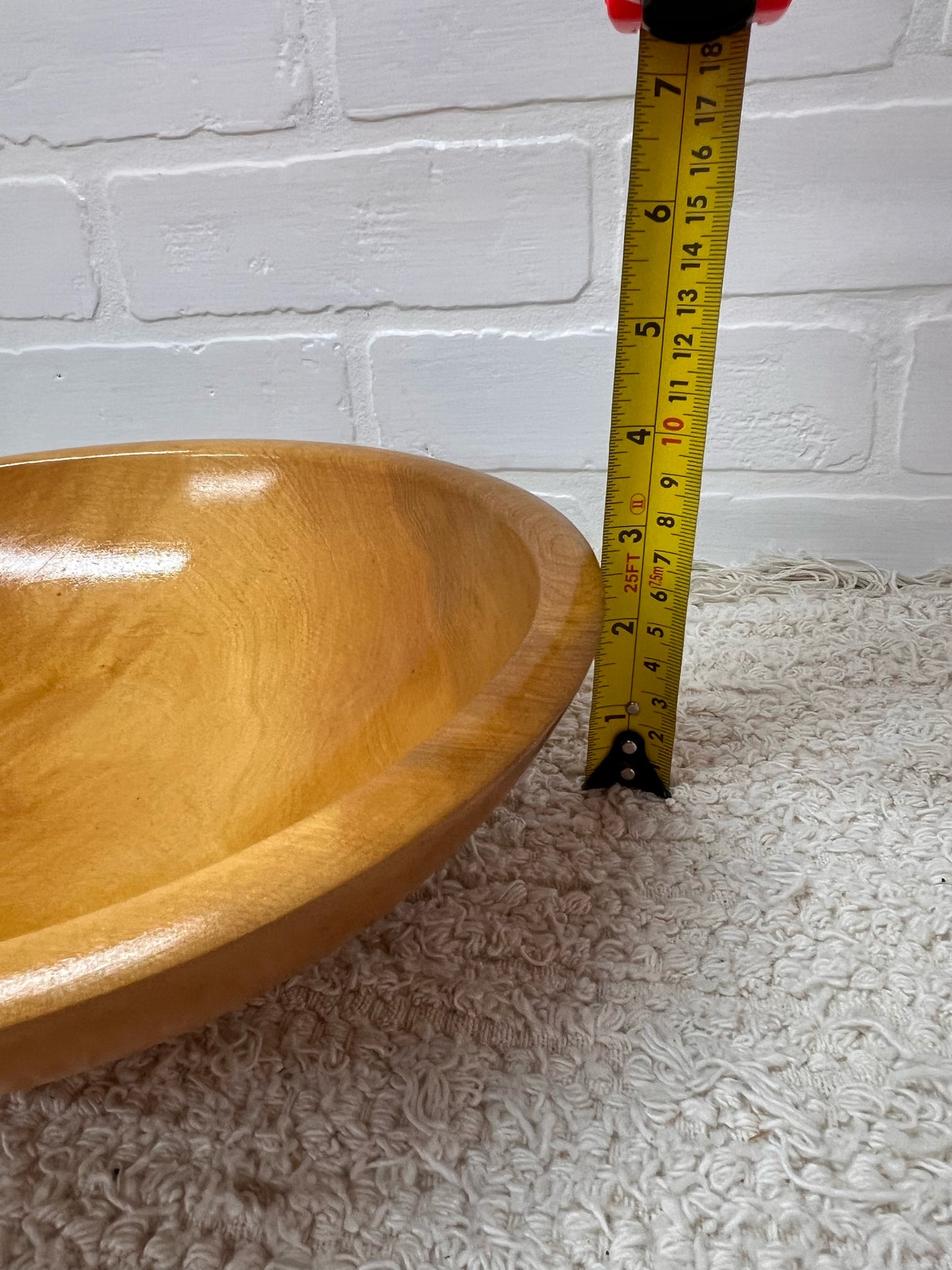 Munising vintage wood bowl
