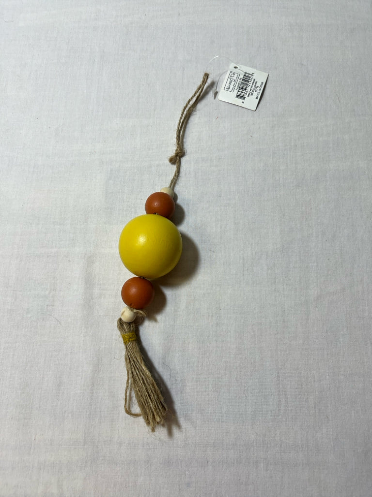 Fall Color Beaded Wall Hanging