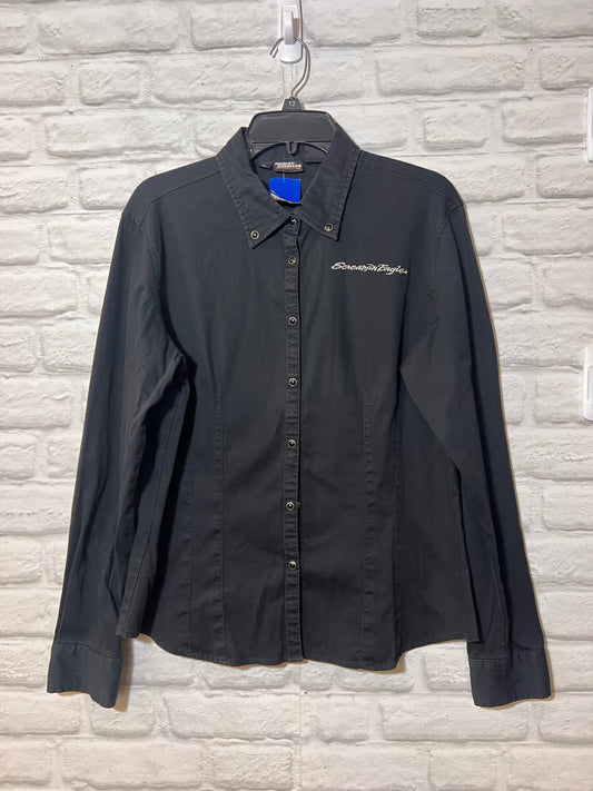 Size XL Harley-Davidson black western style shirt