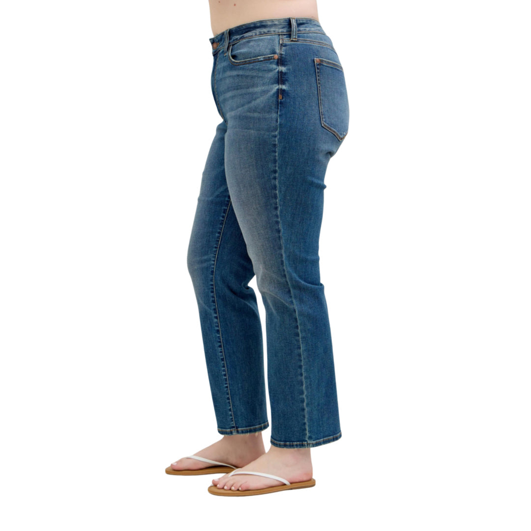 Judy Blue Women’s High Waist Straight Leg Denim