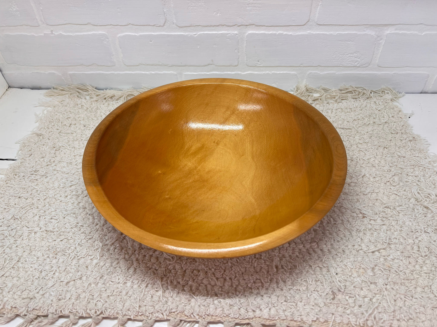 Munising vintage wood bowl