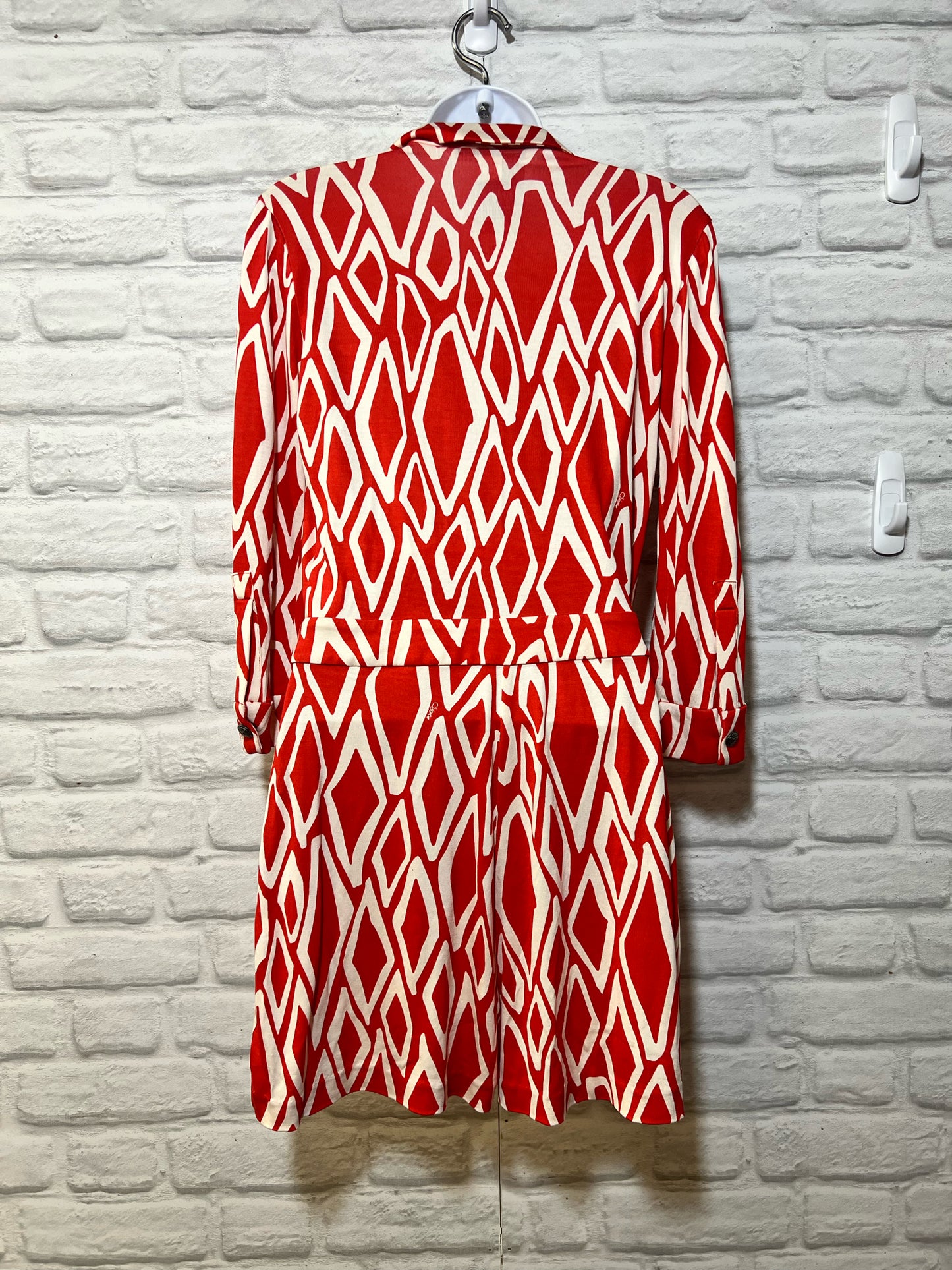 Diane Von Furstenberg Size 8 faux wrap dress romper