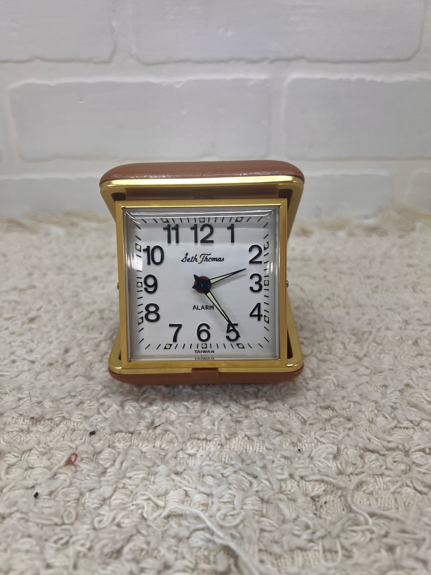Wind-Up vintage travel alarm clock