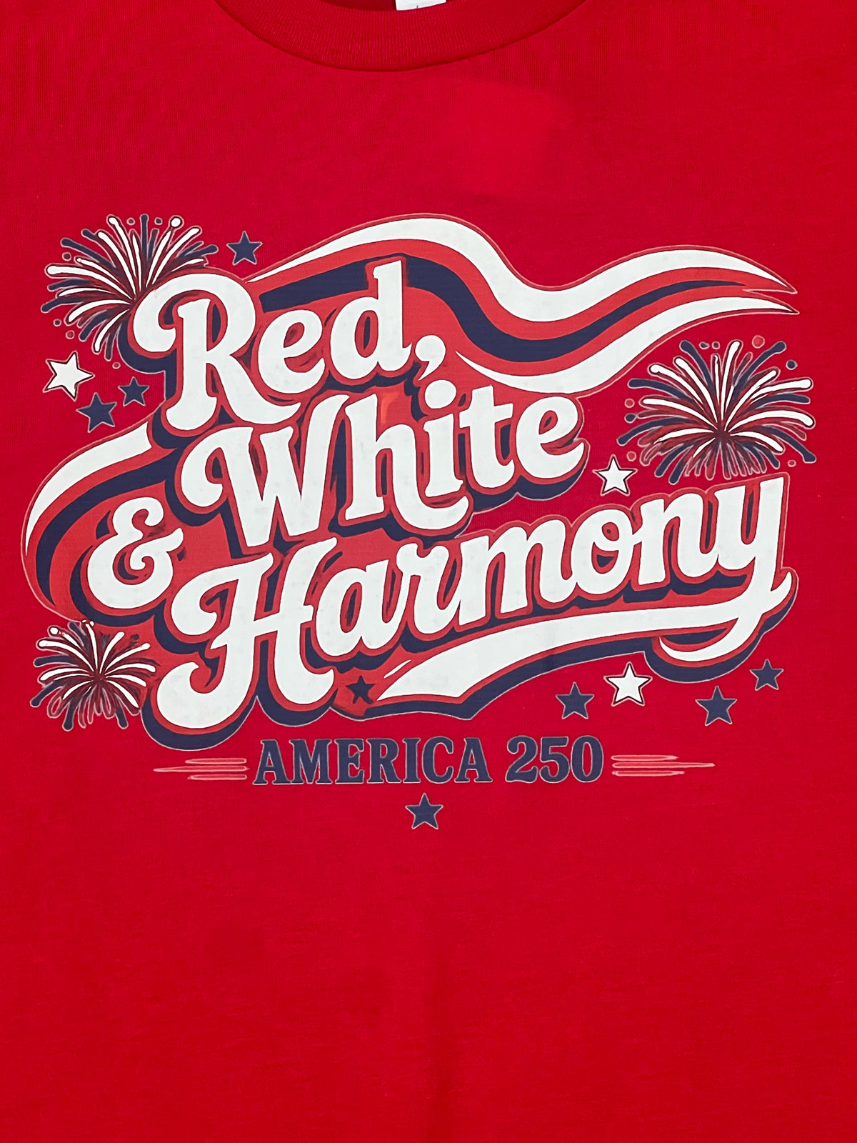 Red, White & Harmony T-Shirt Unisex - Sizes S-3X