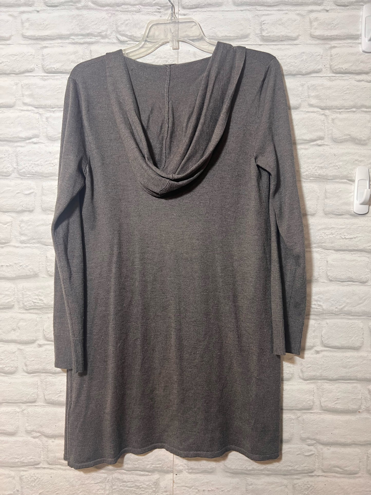Size M Cupio Hooded Gray Cardigan