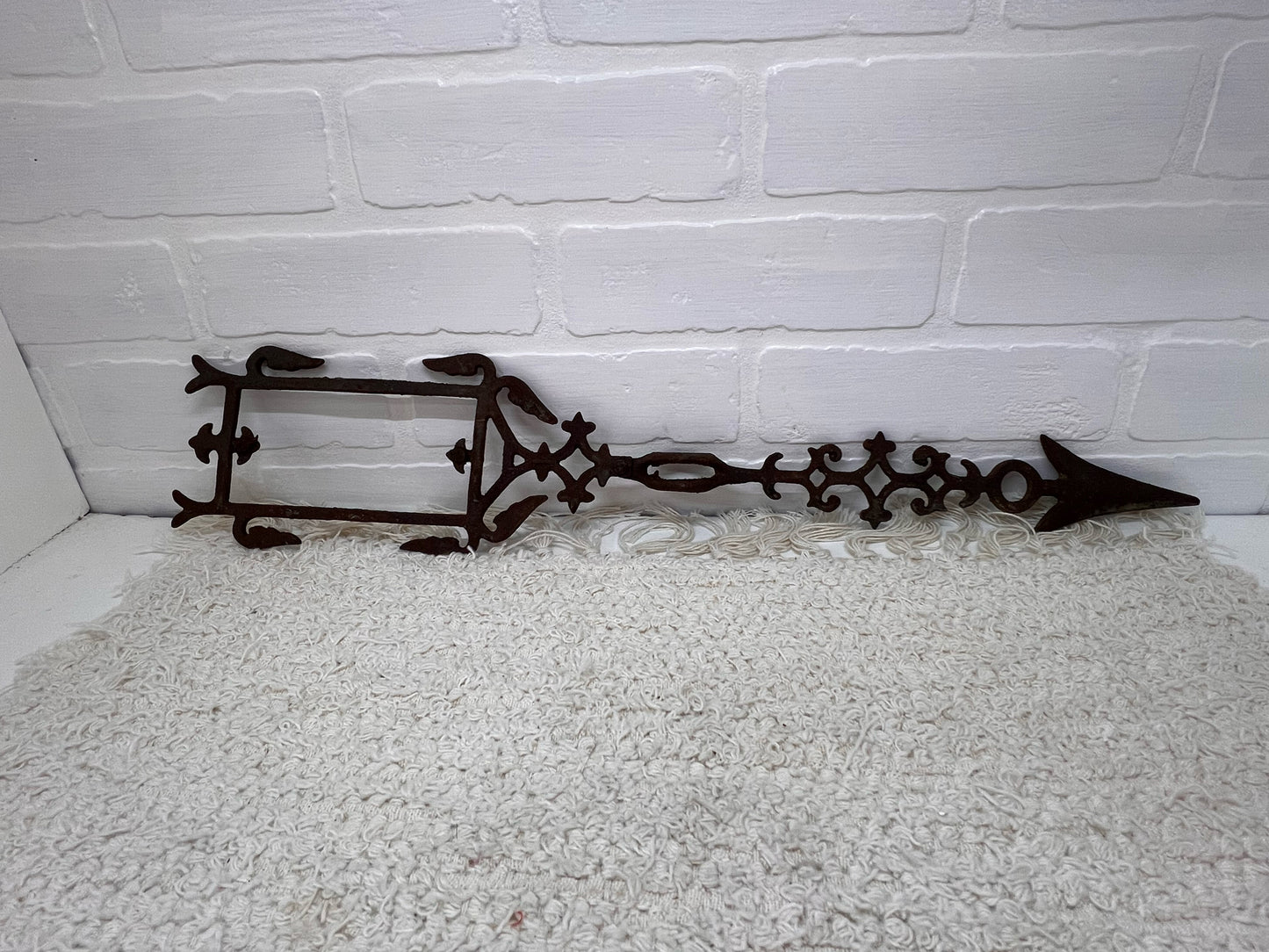 Antique cast iron weather vane