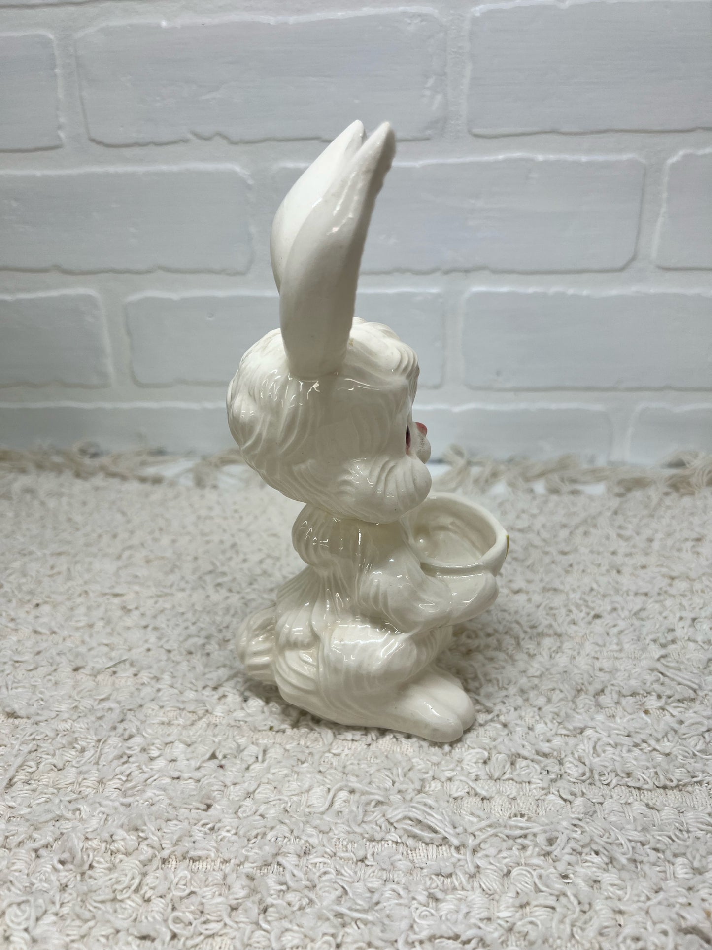 Vintage ceramic Easter bunny figurine