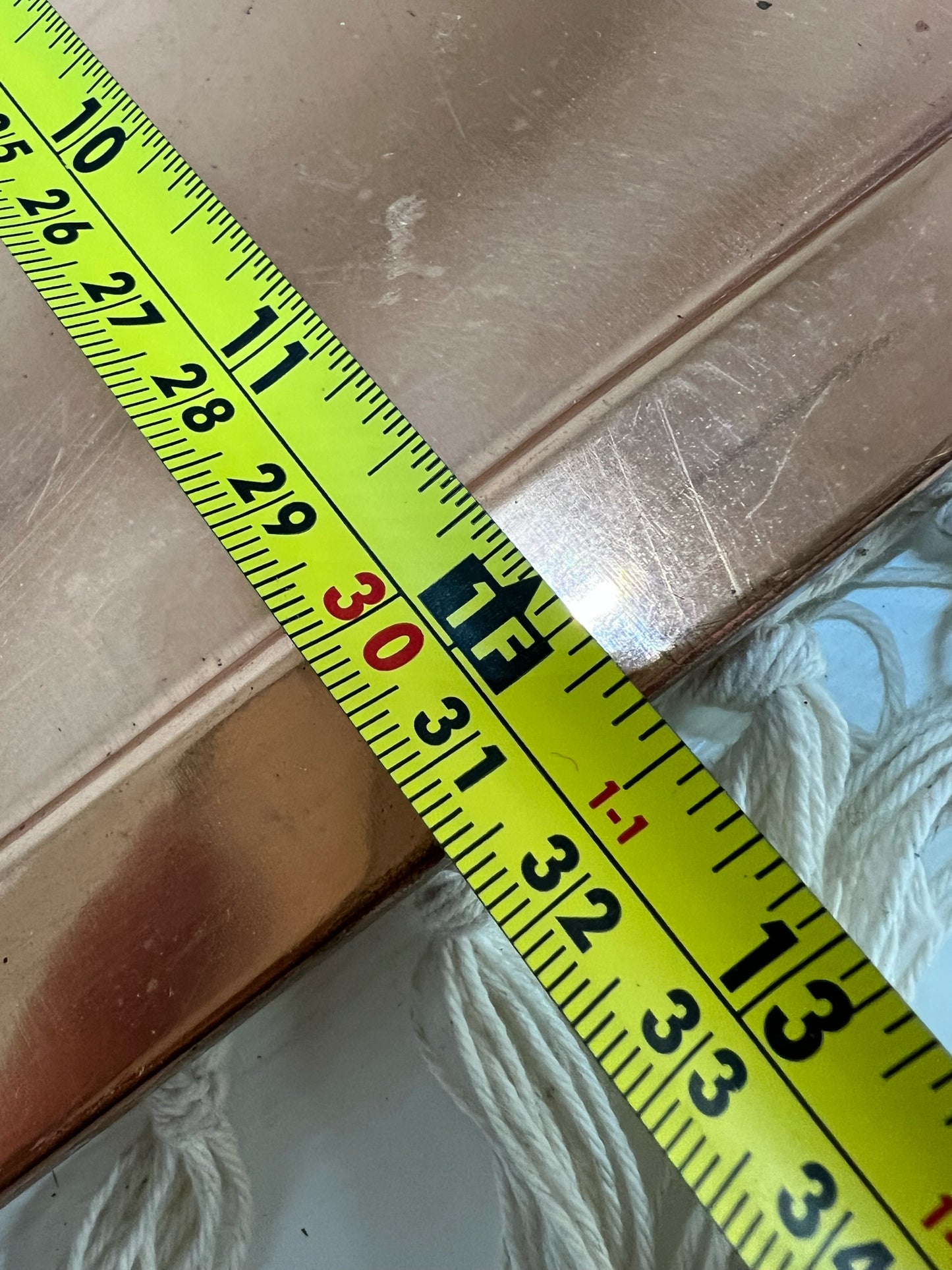 Vintage Copper Serving Tray