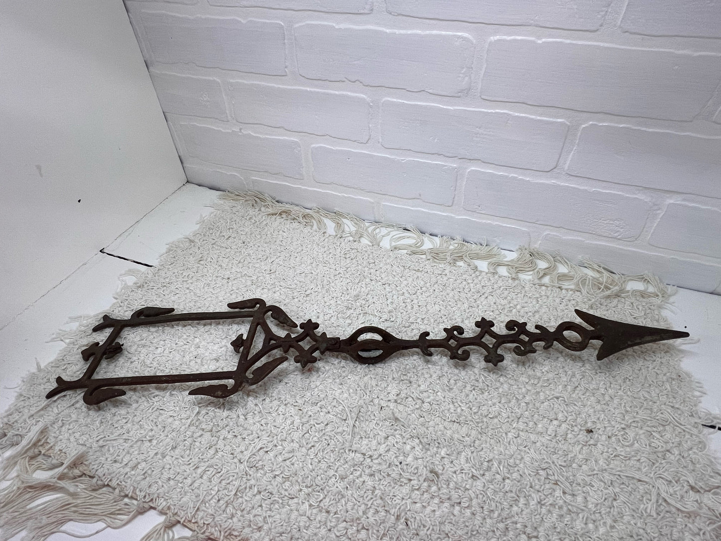 Antique cast iron weather vane