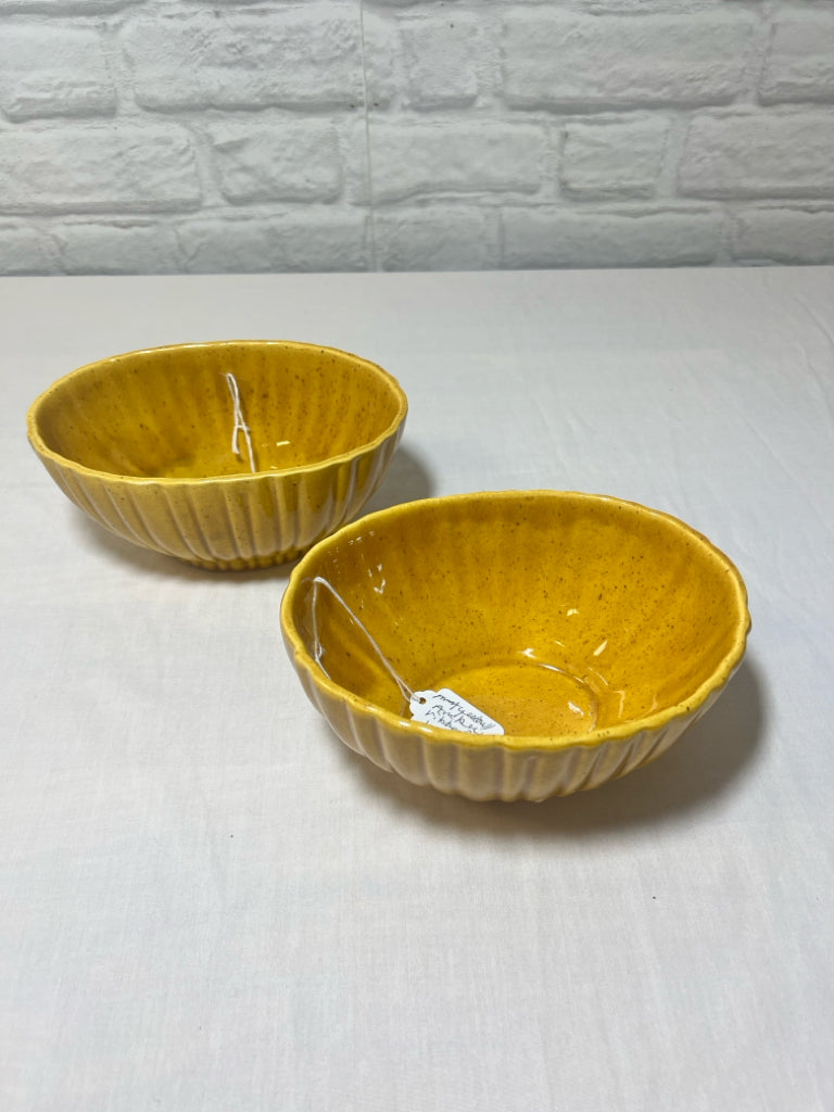 Haeger pottery mustard yellow planter