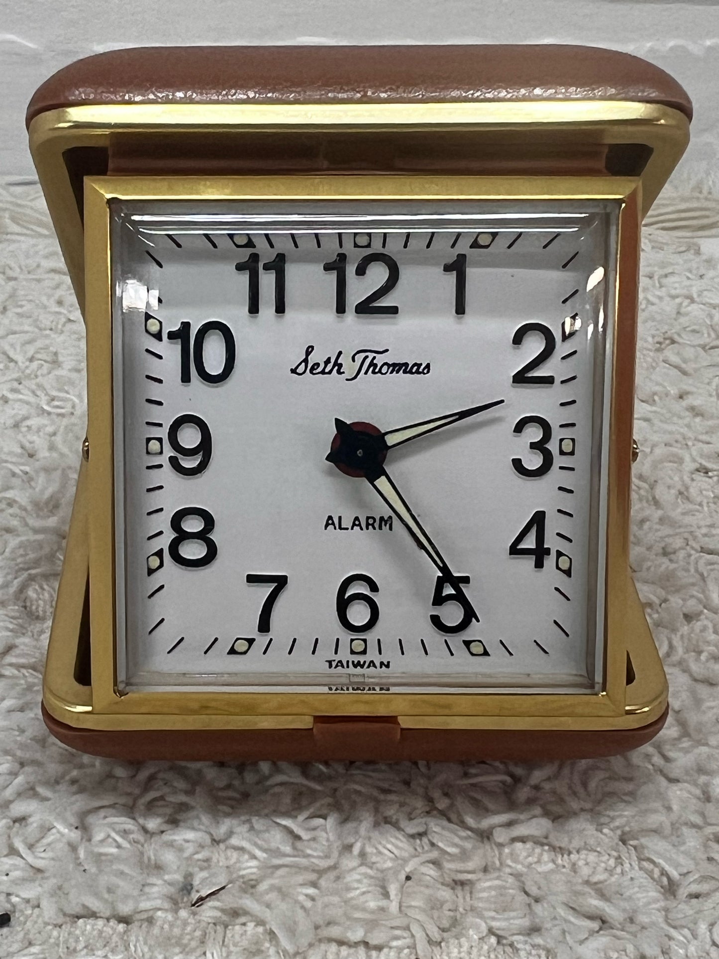 Wind-Up vintage travel alarm clock