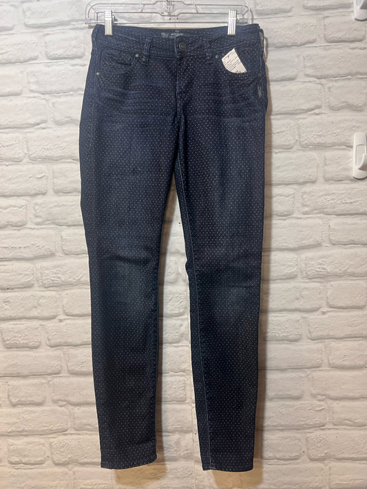 Silver Jeans Co. Size 26 Waist Used Jeans - Suki Super Skinny Jeans Polka Dot