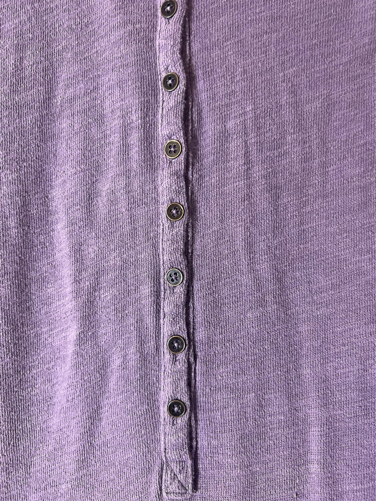 Size L Pilcro Purple Slub Knit Casual Top