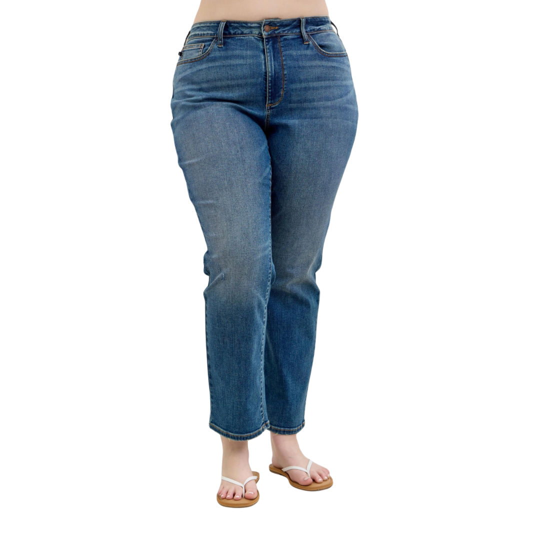 Judy Blue Women’s High Waist Straight Leg Denim
