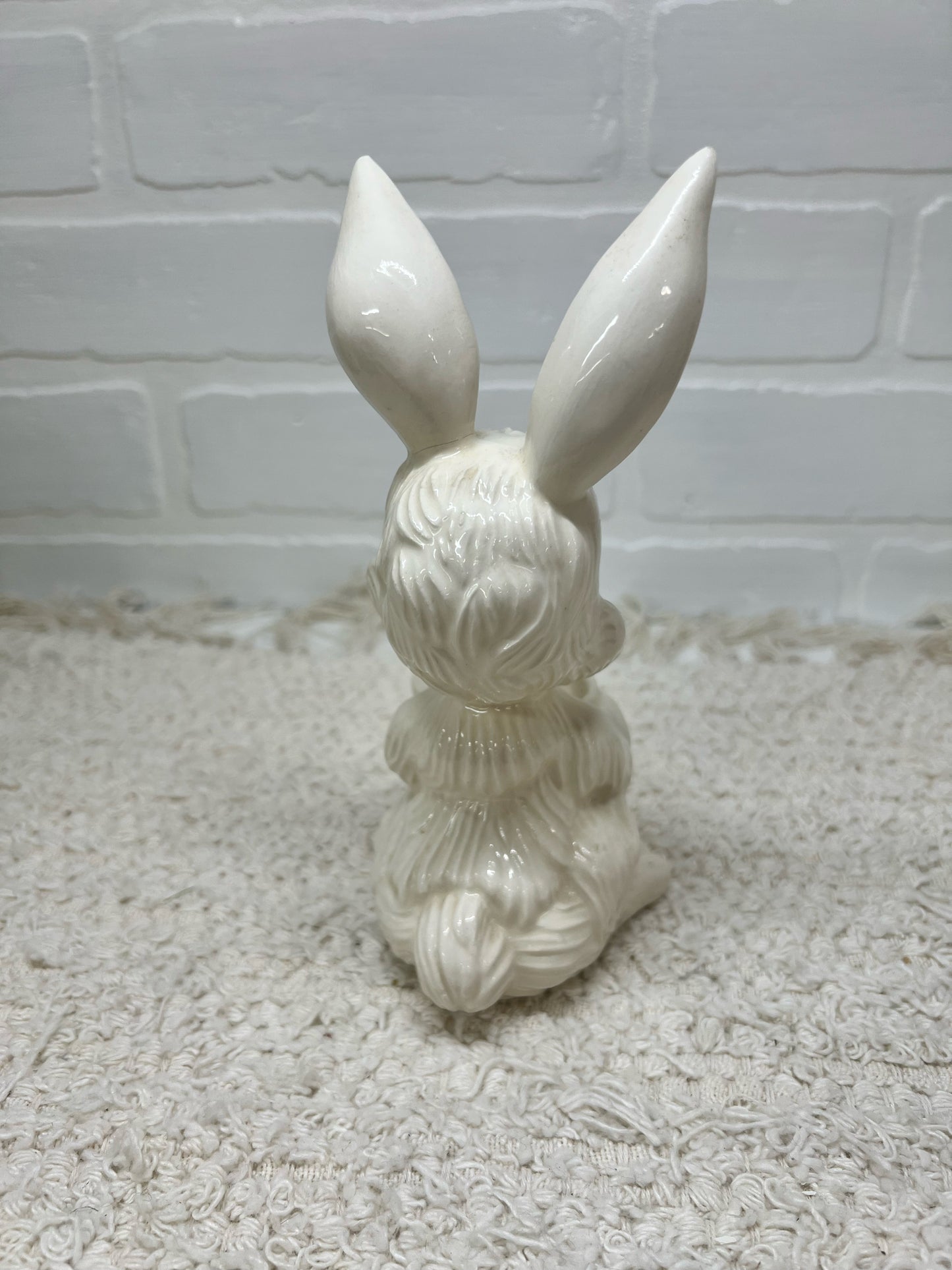 Vintage ceramic Easter bunny figurine