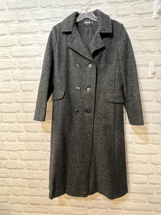 Arlette Vintage Gray Wool Trench Coat
