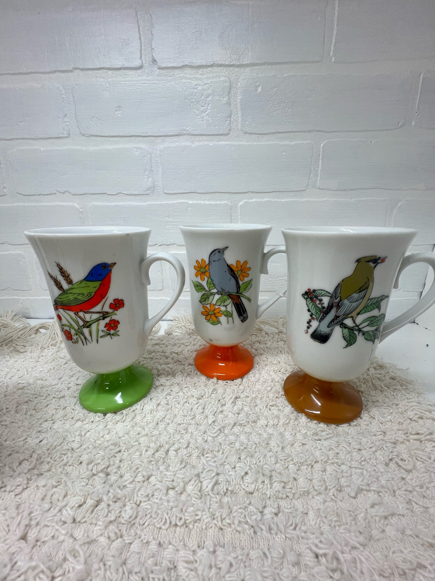 1960's Fred Roberts pedestal mug set (5 piece)