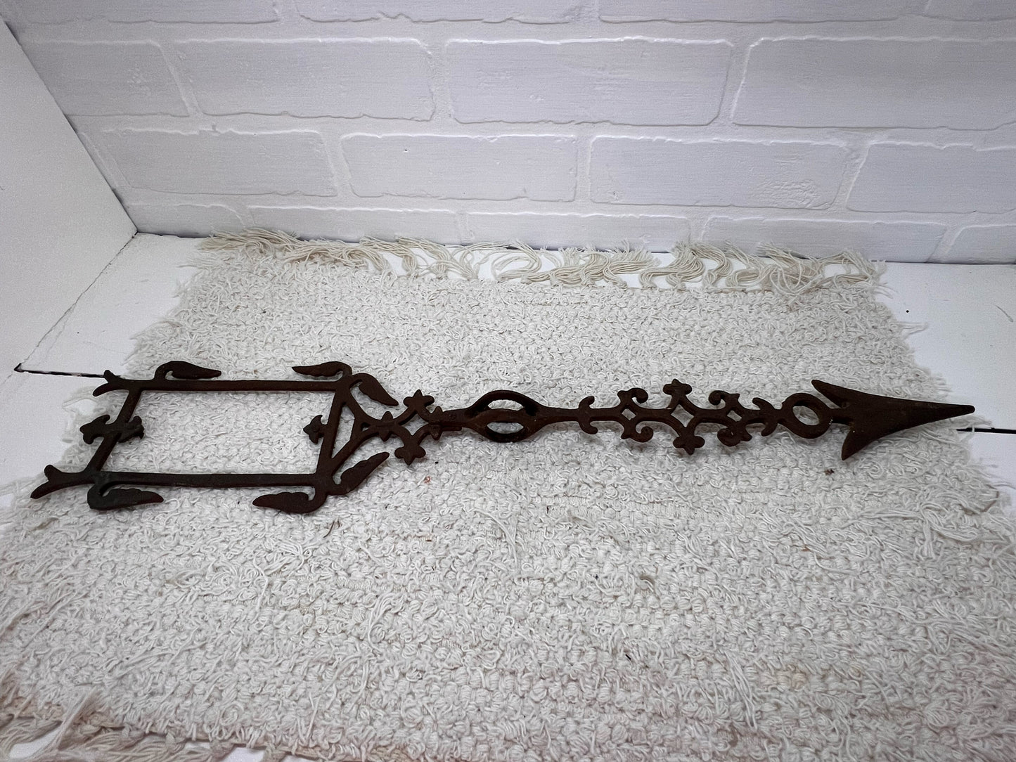 Antique cast iron weather vane