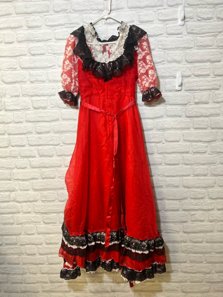 Fancy Frocks vintage 70's ruffly dress