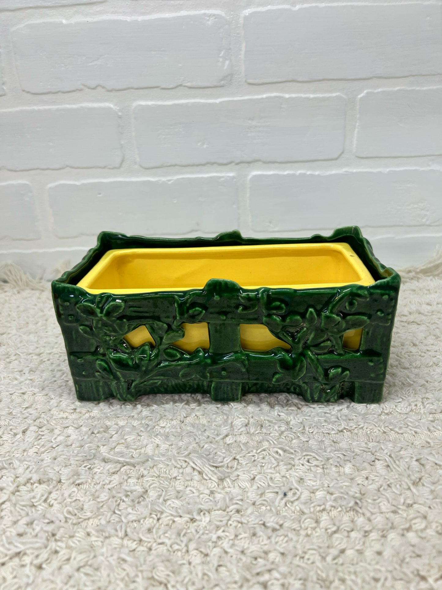 Frazier Ceramic Fence Planter