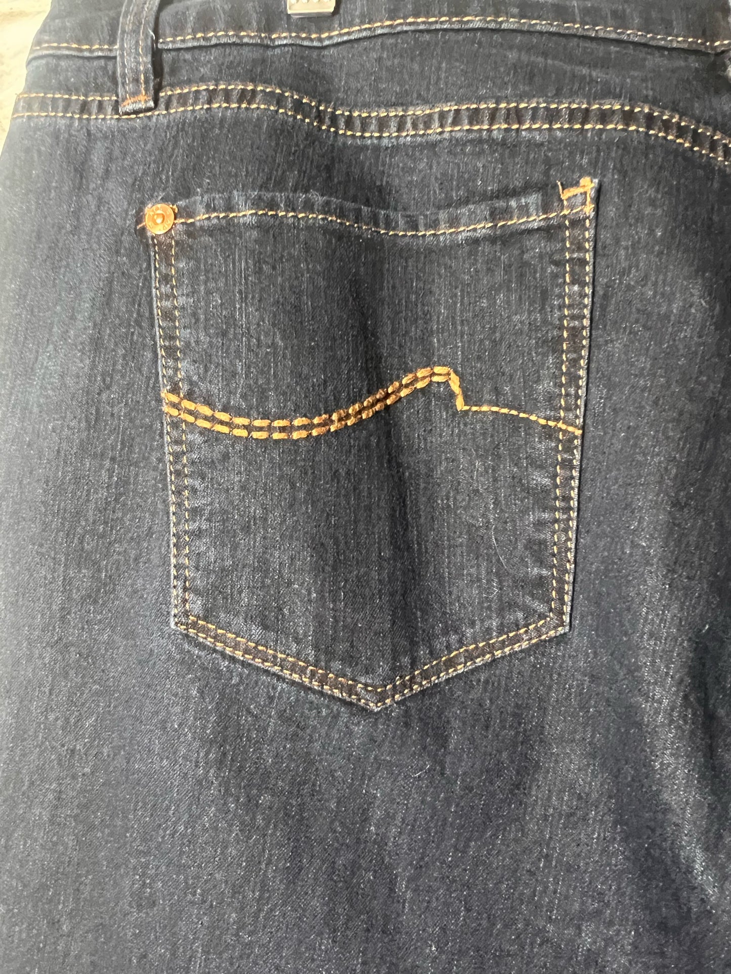 Apt. 9 Size 18 Dark Wash Boot Cut Jeans