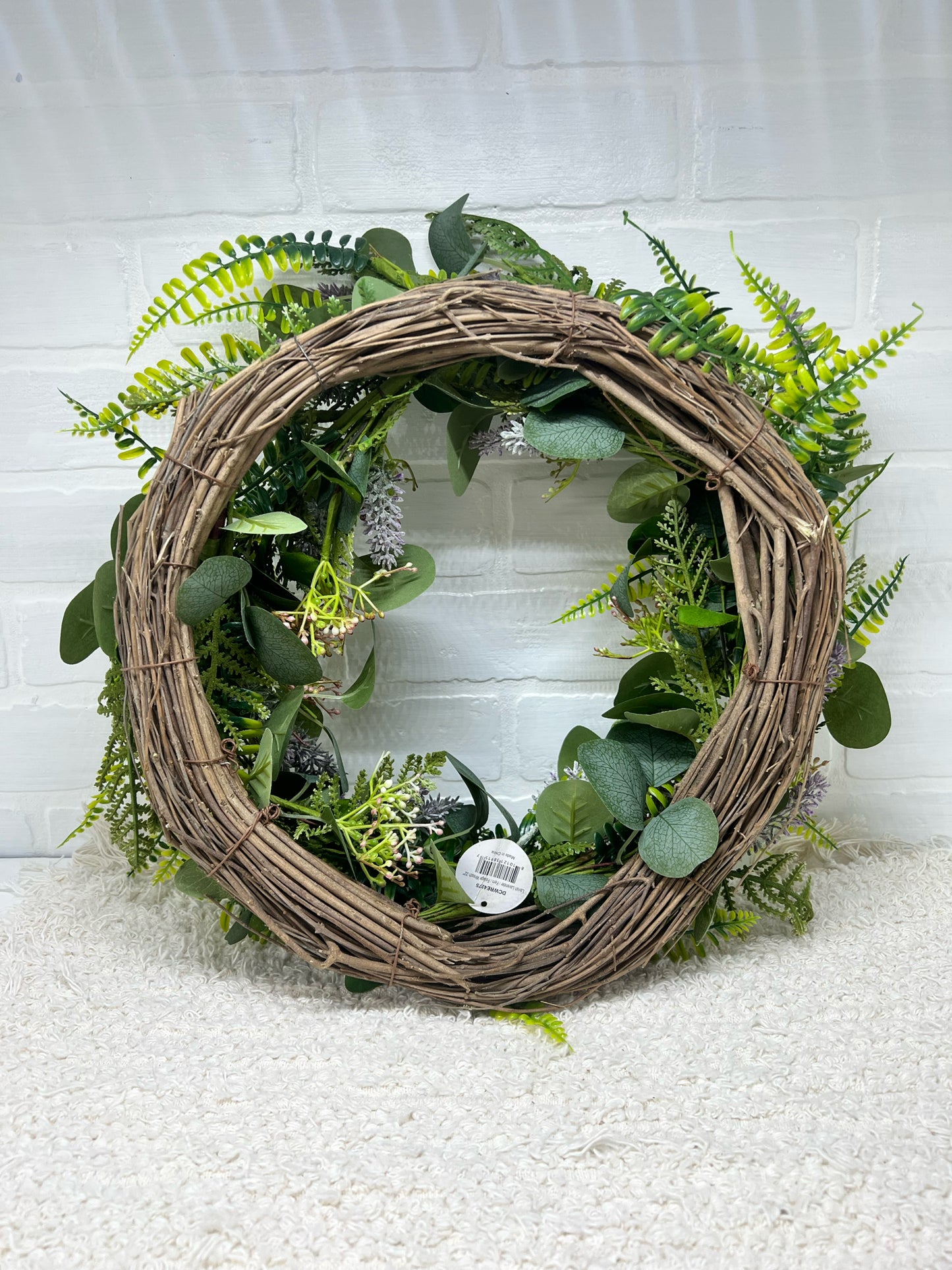 Lavish Lavender Fern & Foliage 22" Wreath