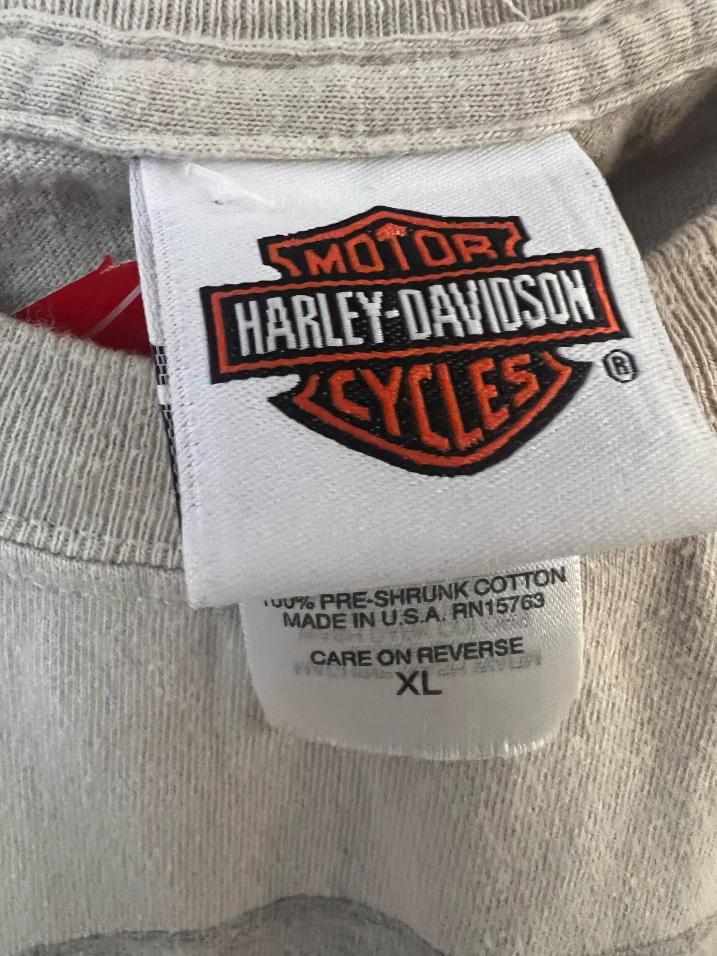 Size XL Harley-Davidson Used HD T-Shirt - Special Collection