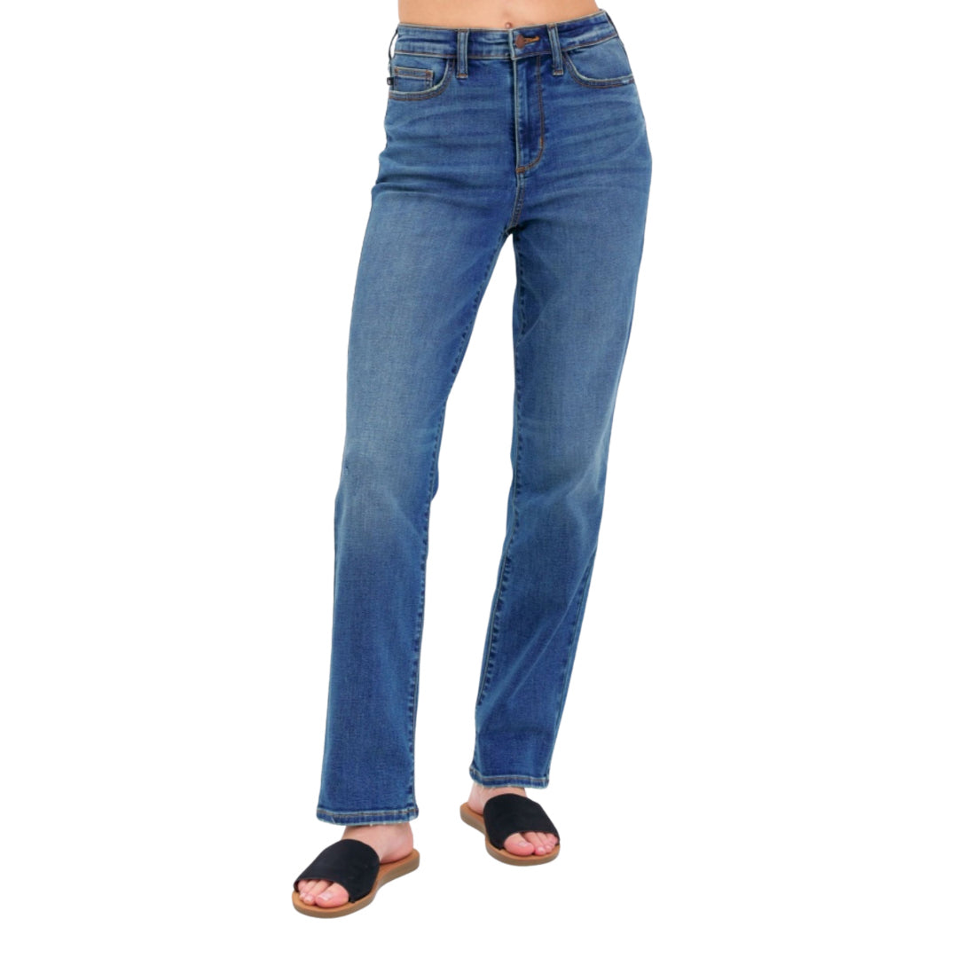 Judy Blue Women’s High Waist Straight Leg Denim