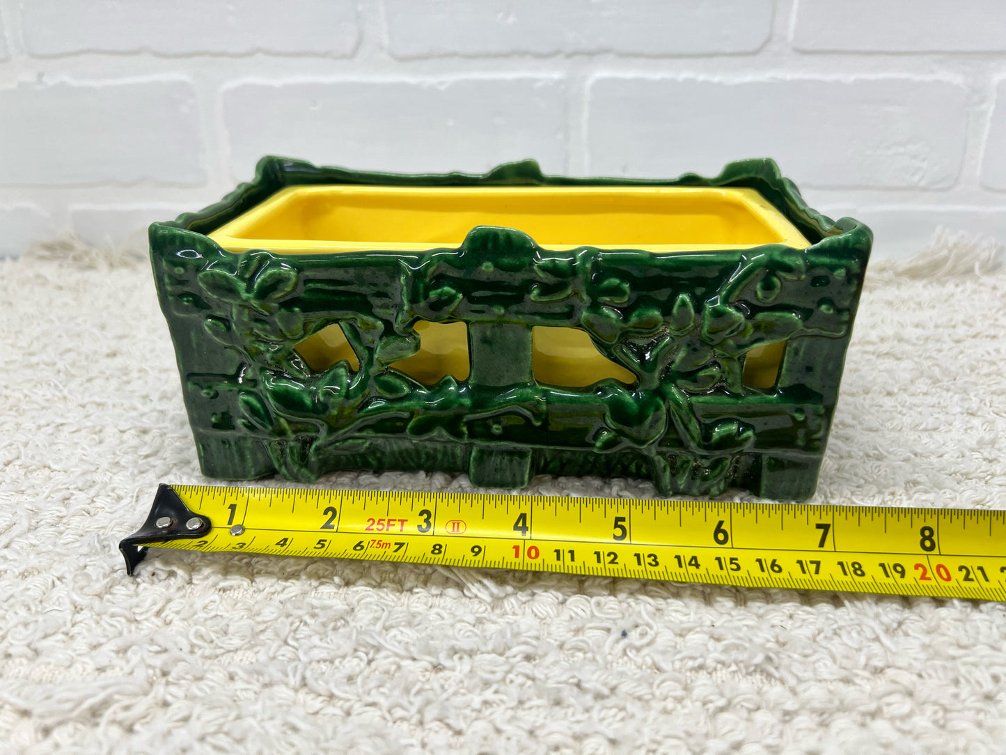 Frazier Ceramic Fence Planter