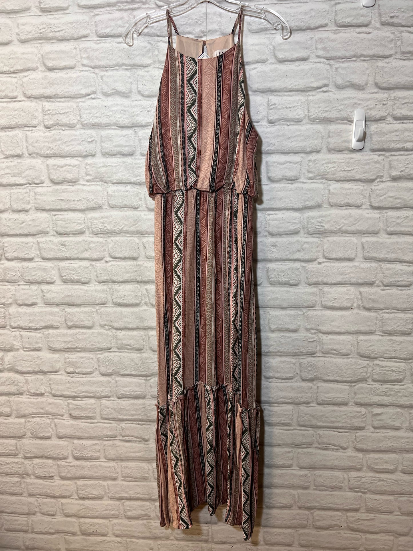 Size XL THML pink multicolor maxi dress