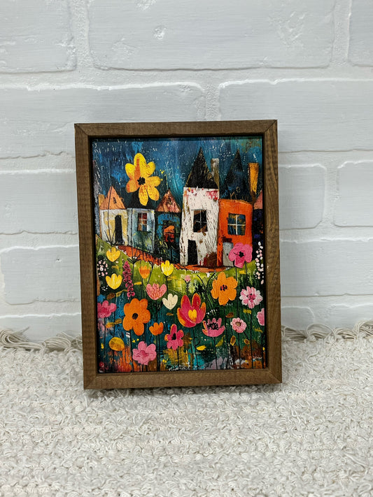 6x8 floral box sign