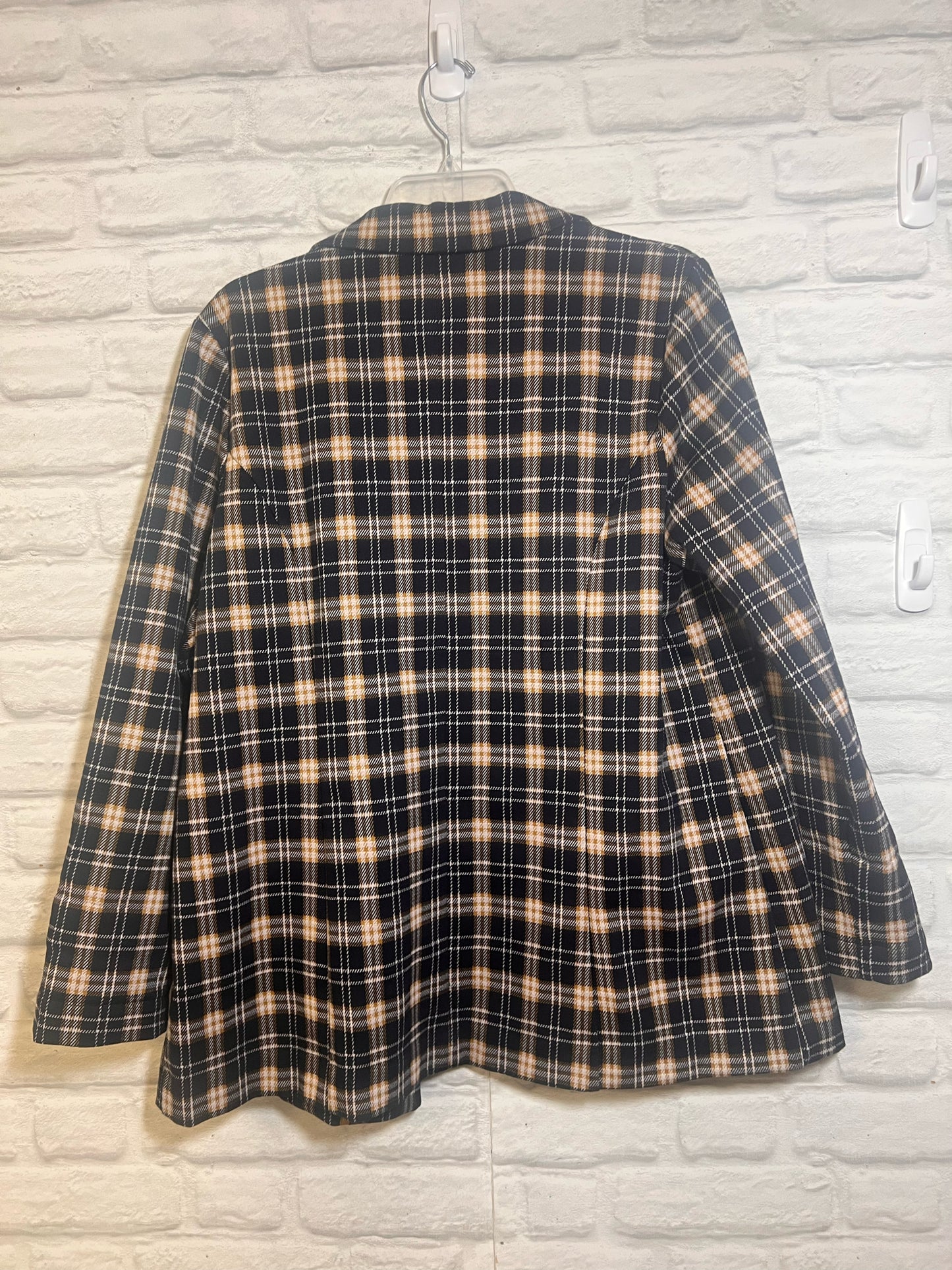 Size XL Liverpool Navy Plaid Blazer